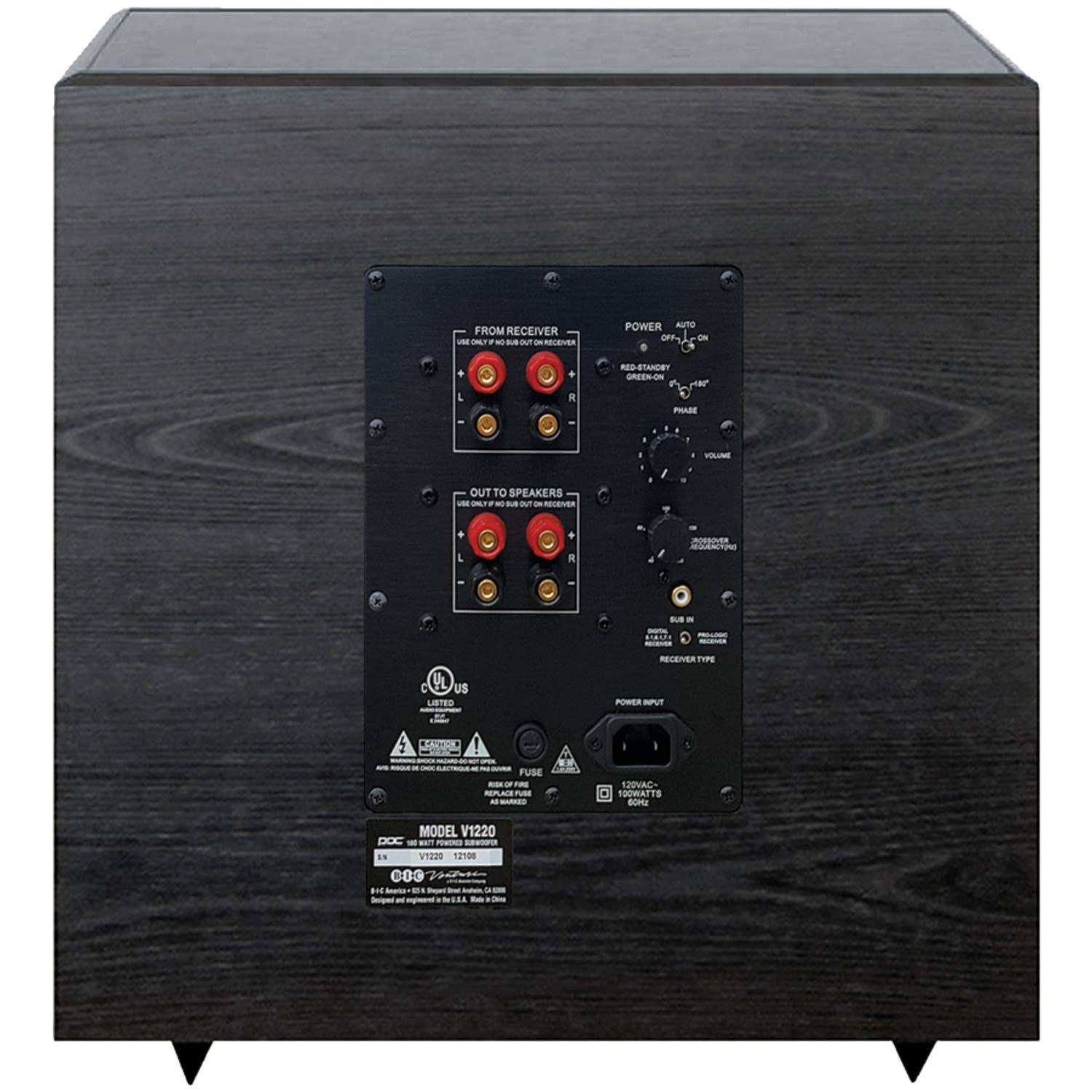 Black Subwoofer Z325