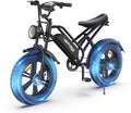 20" Fat Tire Electric Bike 1500W Motor 48V 18AH Removable Battery C717