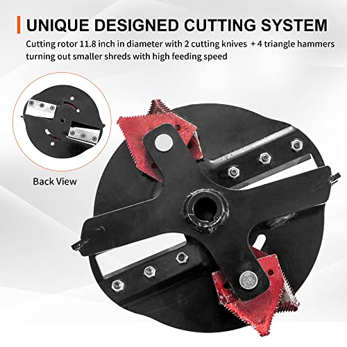 7 HP 212cc Gas Powered Wood Chipper Shredder Mulcher W7529