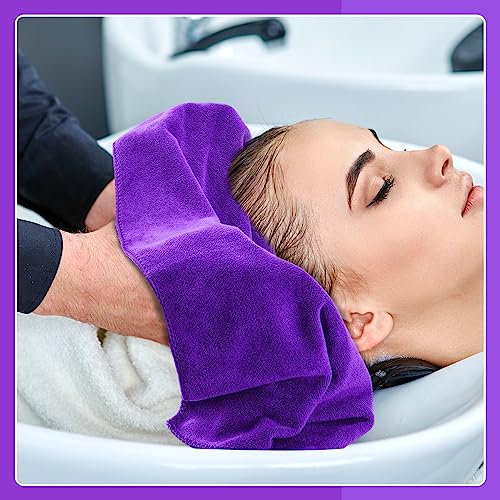 12 Pack Grey Microfiber Salon Towel 29.53 x 13.78 inch E6297