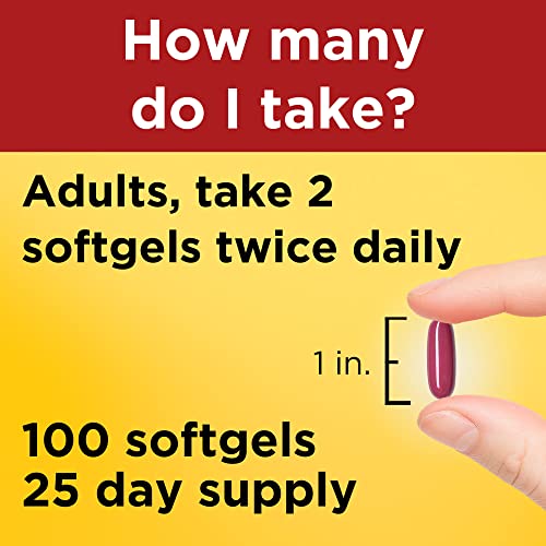 100 Softgels Dietary Supplement W7494