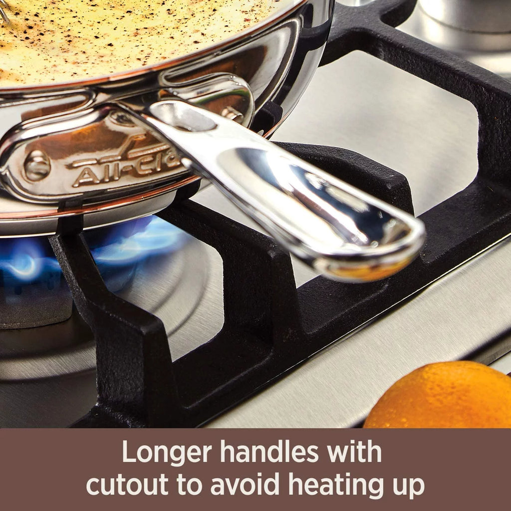 14 Piece 5-Ply Stainless Steel Copper Core Cookware Set C208