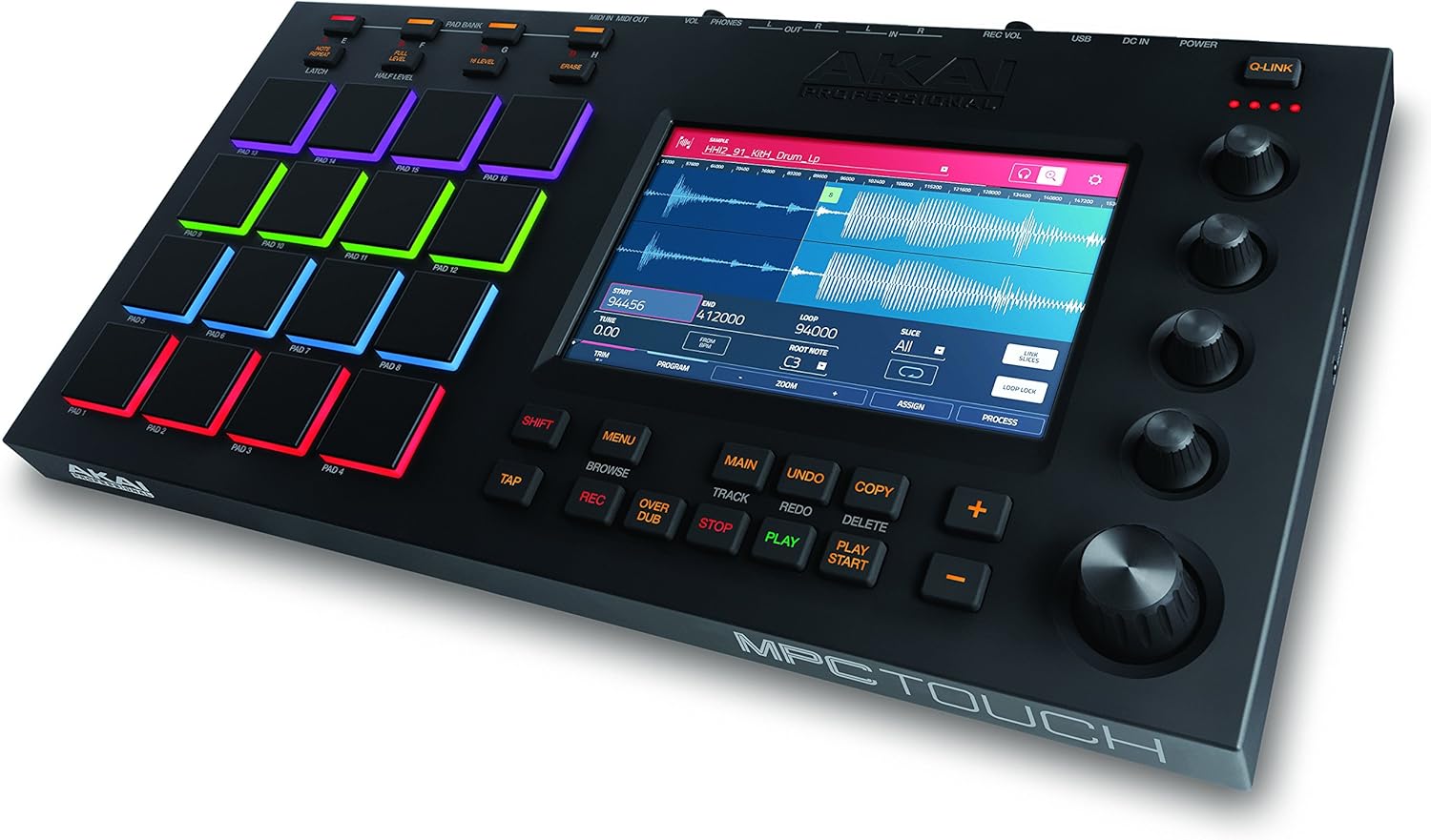7" Multi-Color Touchscreen Music Production Station V699685