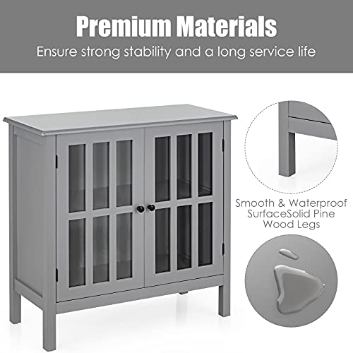 Grey Storage Cabinet M7230