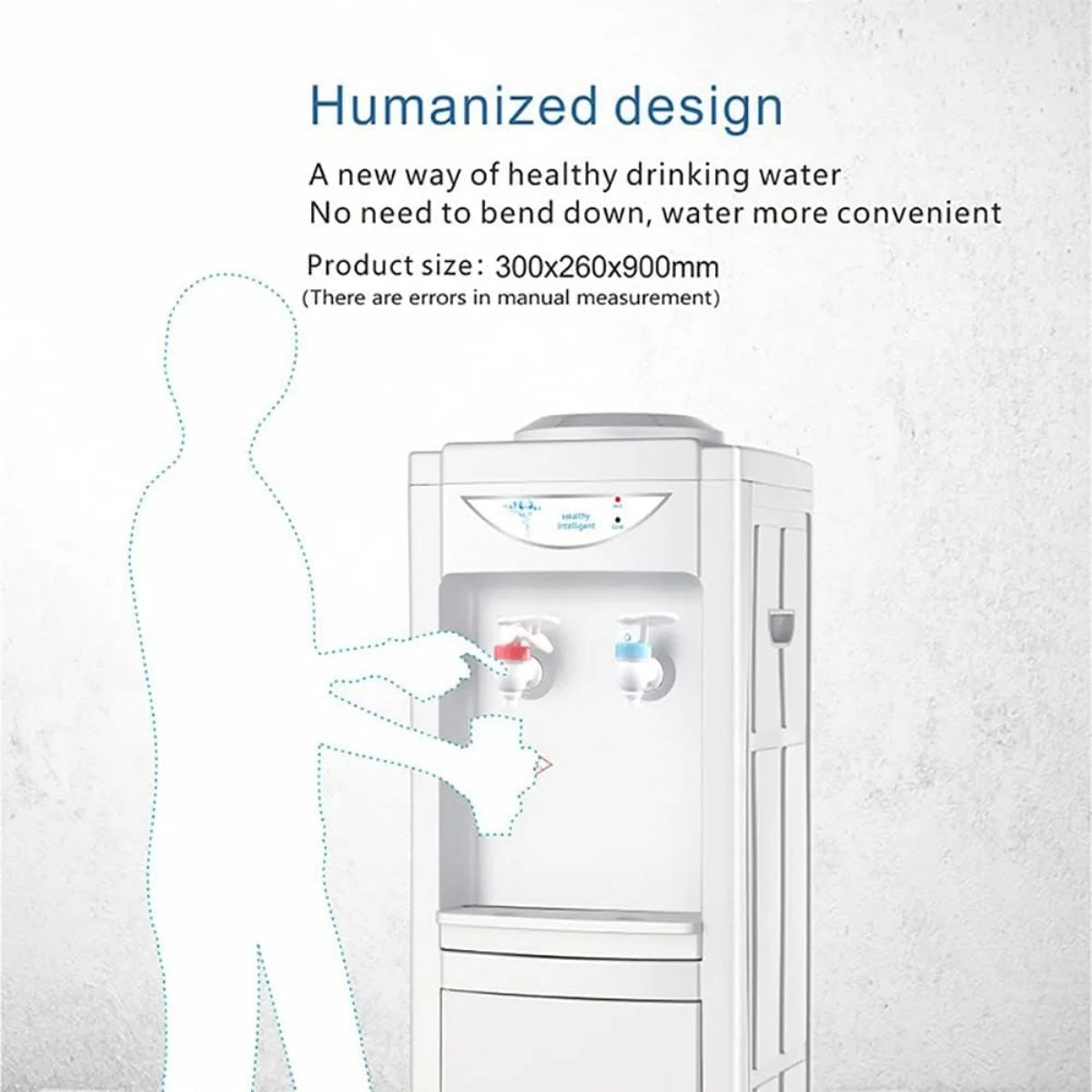 Water Cooler Dispenser, Hot & Cool Top Loading, 5 Gallons V63318