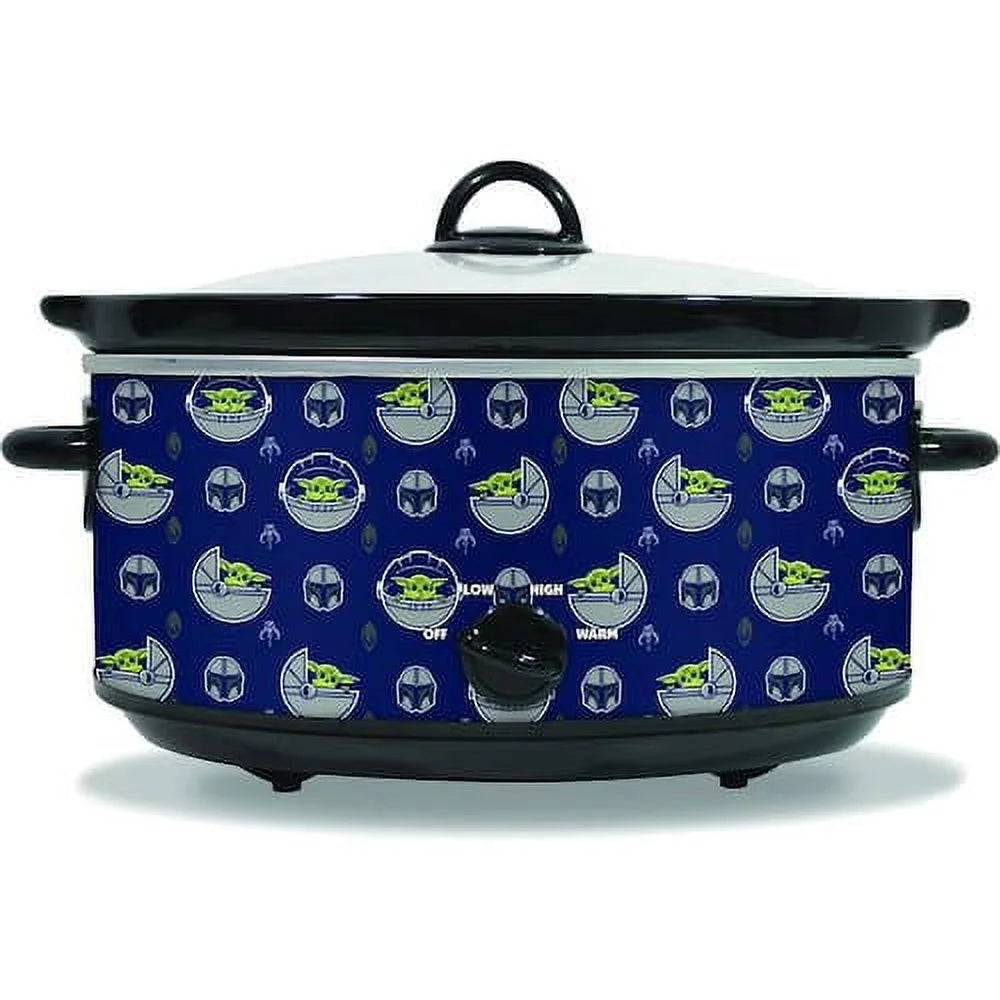 5 qt Navy Ceramic Slow Cooker U560872