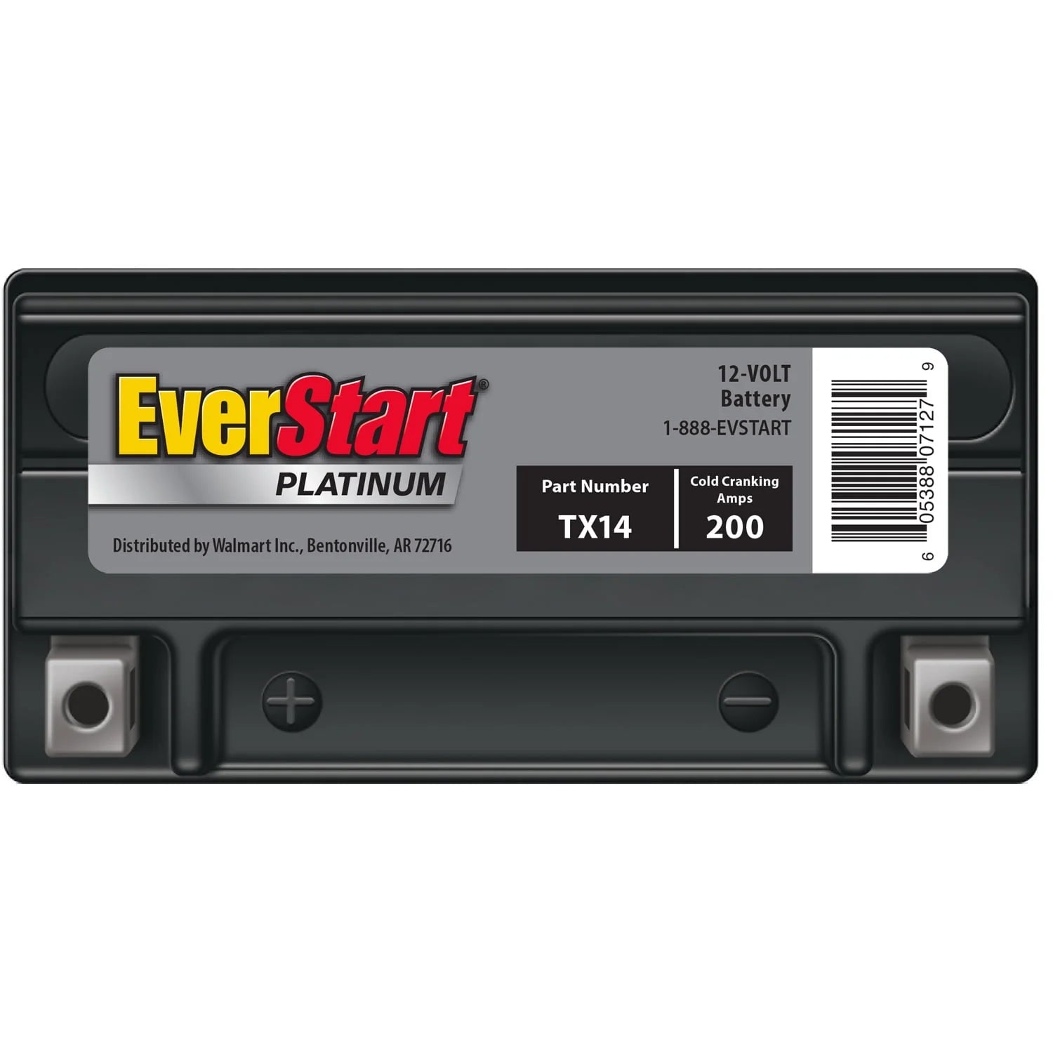 Group Size TX14 12 Volt 200 CCA AGM Power Sport Battery S7004