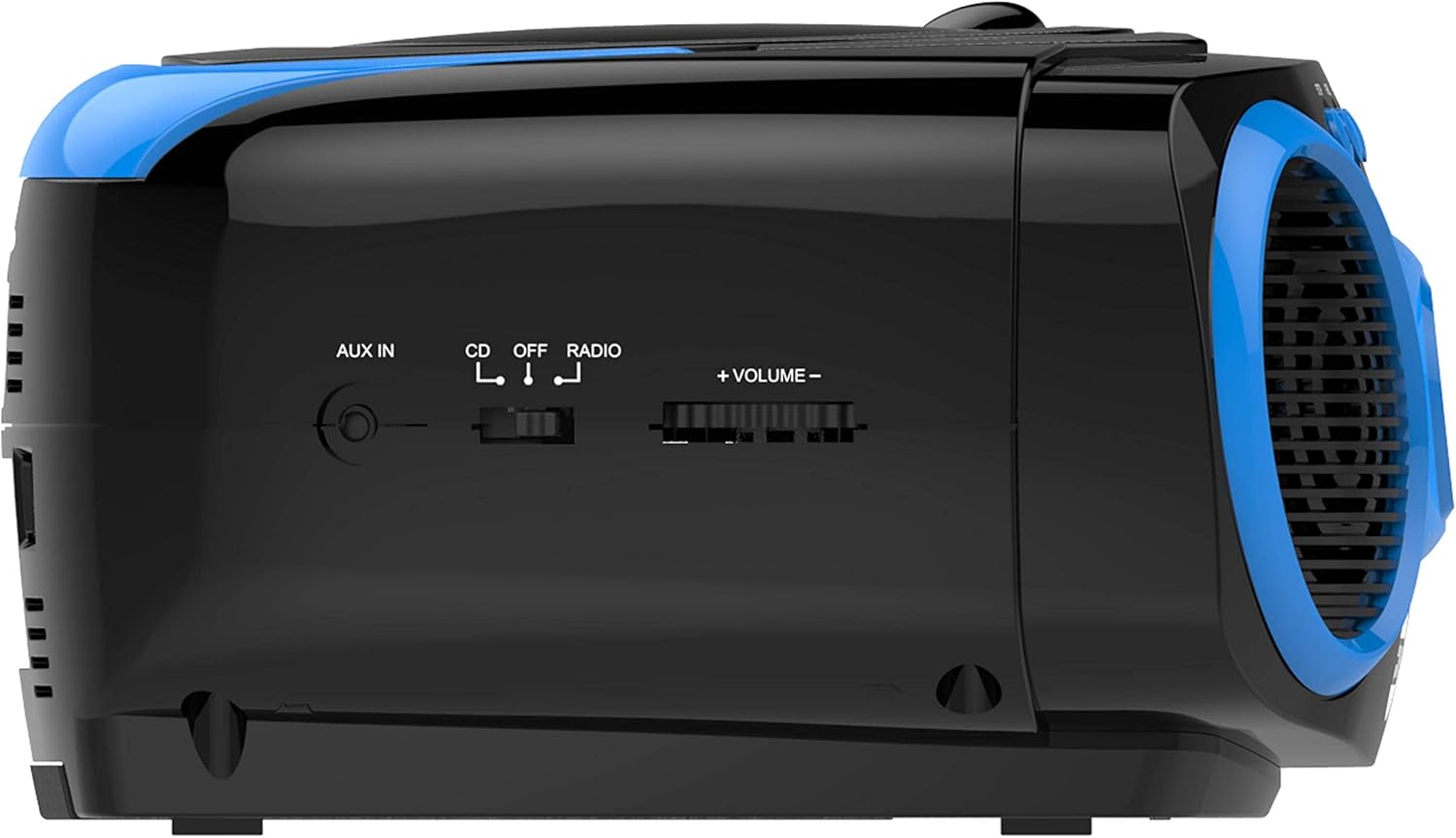 Blue Sport CD Boombox with AM/FM Radio and Aux Line-in J566