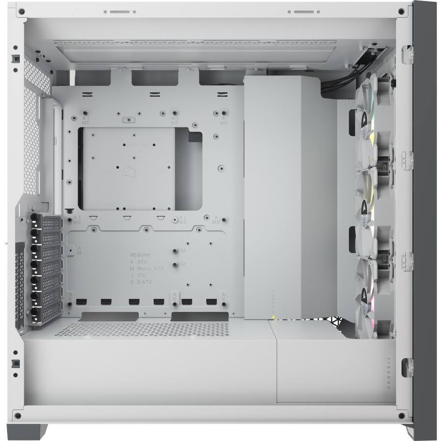 White Tempered Glass Mid-Tower ATX PC Case Z43510