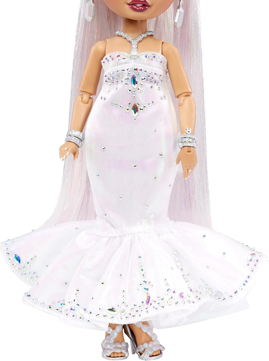 Rainbow High Doll with Multicolor Hair and Iridescent Gown H87153