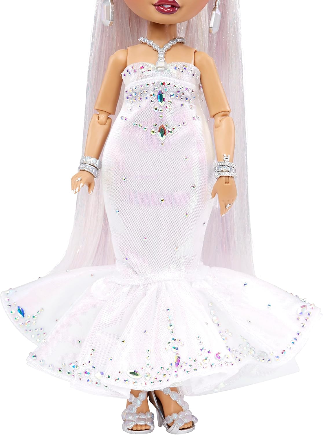 Rainbow High Doll with Multicolor Hair and Iridescent Gown H87153