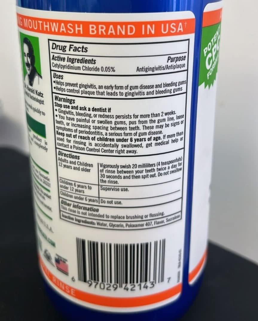16 oz Pack of 6 Oral Rinse D480484