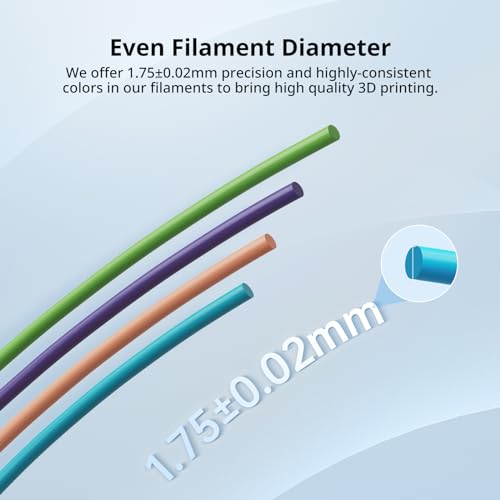 PLA 3D Printer Filament 1.75mm +/- 0.02mm 1KG Spool Pearl Black A551166