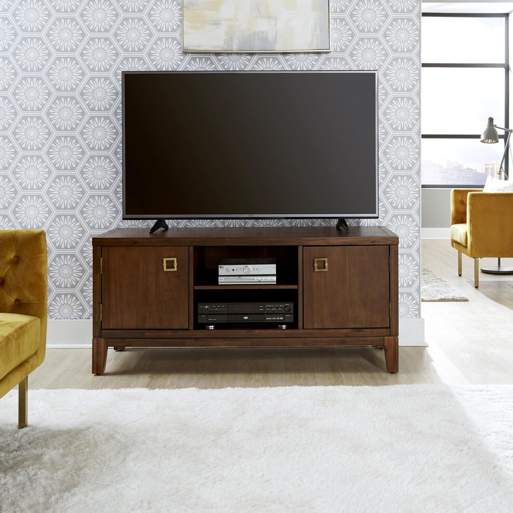 Brown Wood Entertainment Center K2060