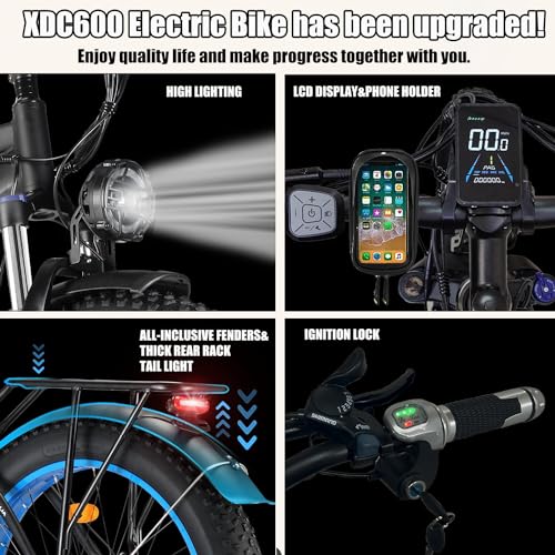 2000W Dual Motor 48V 22Ah Fat Tire Electric Bike Z3239