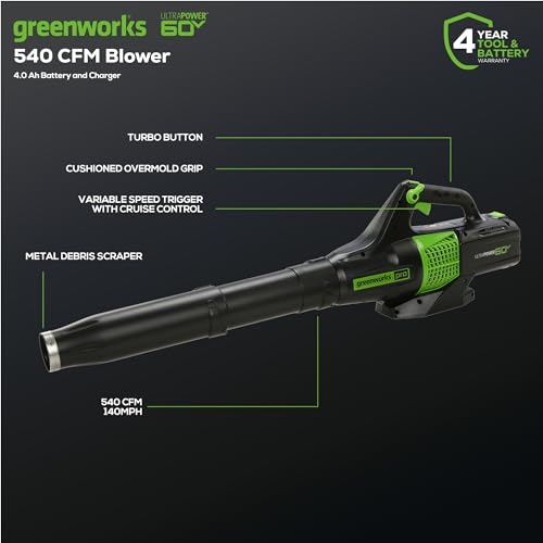 40V Cordless String Trimmer + Leaf Blower Combo Kit with 2.0Ah Battery and Charger O32860