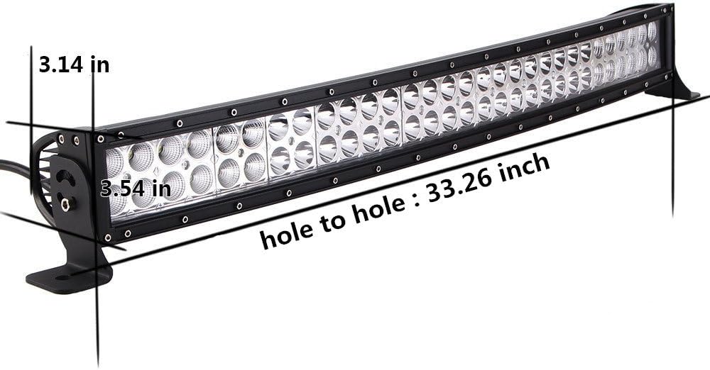 288w 50inch Curved LED Light Bar Spot Flood Combo Beam O912862