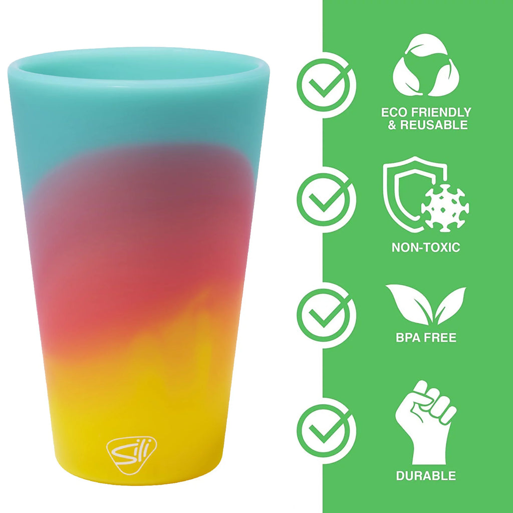 2 Pack 16oz Unbreakable Silicone Cups R80542