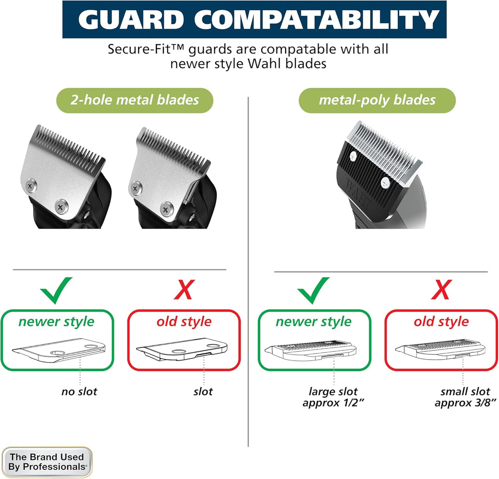 Hair Clipper Attachment Guard Set, 2 Guide Combs U8293