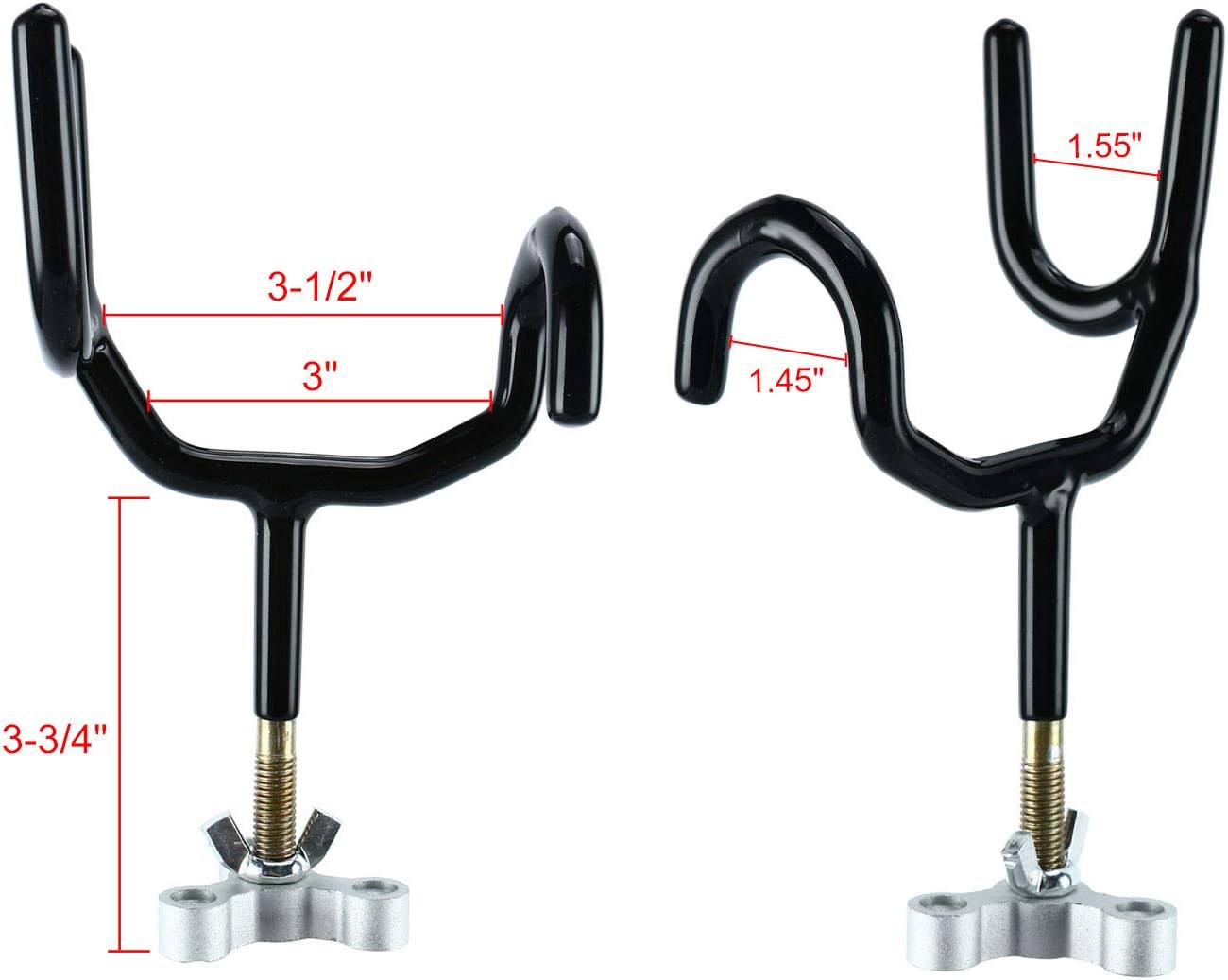 4 Pack Steel Fishing Rod Holders Z60248