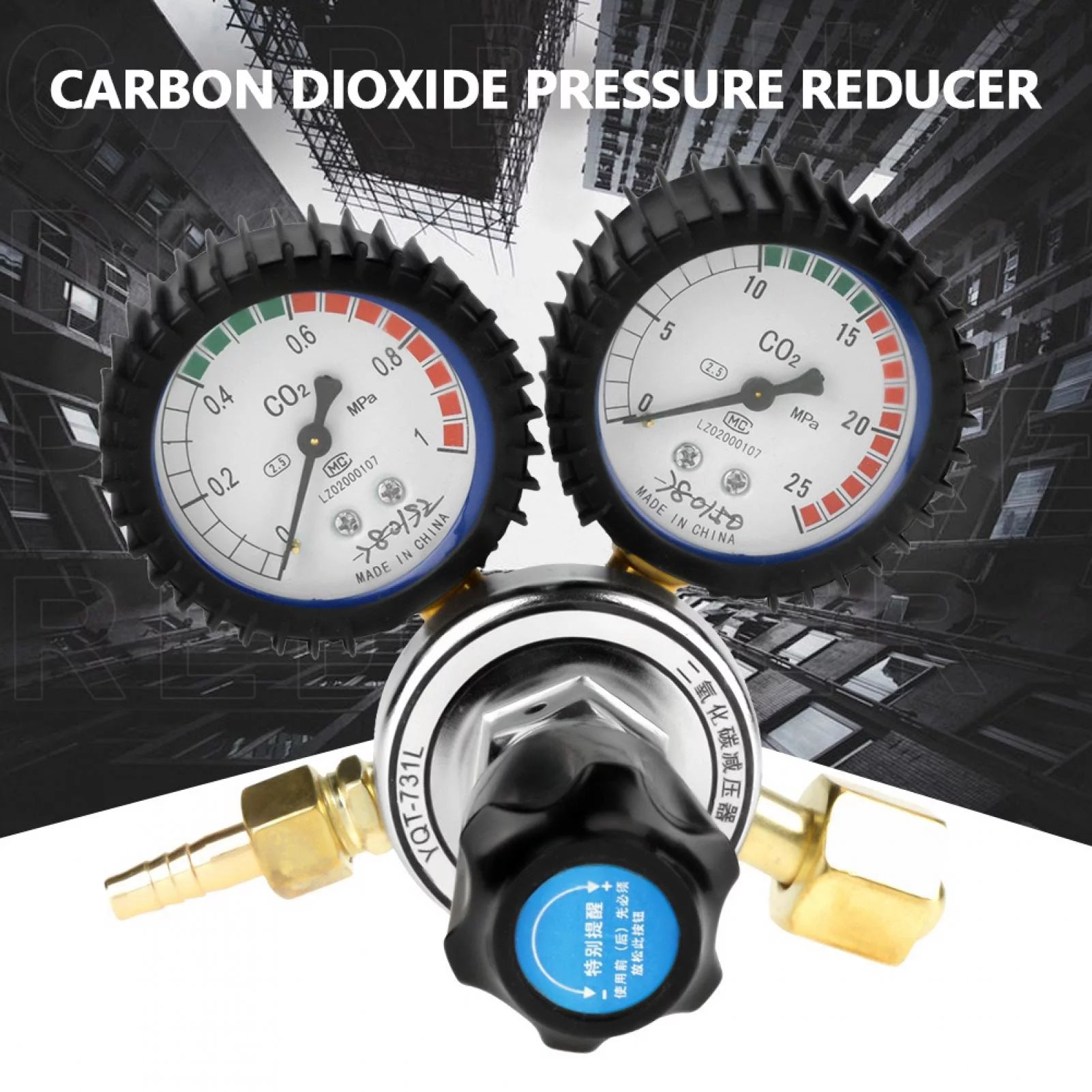 CO2 Gas Pressure Regulator M1657
