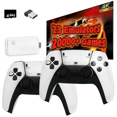 Retro Game Console with Dual Controllers Y72064