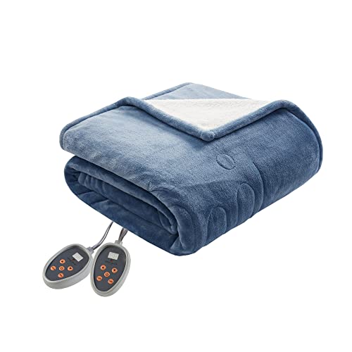 King 100x90 Grey Electric Blanket Throw P25411
