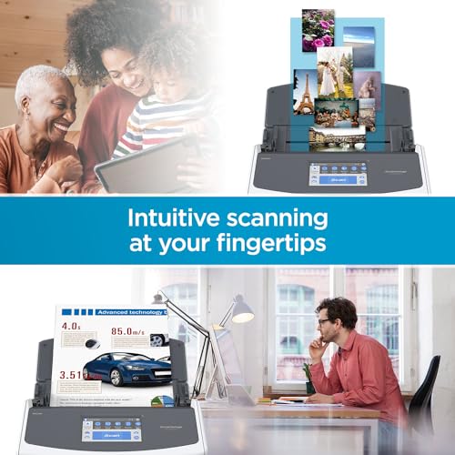 Black Wireless Document Scanner with Auto Document Feeder Y7885