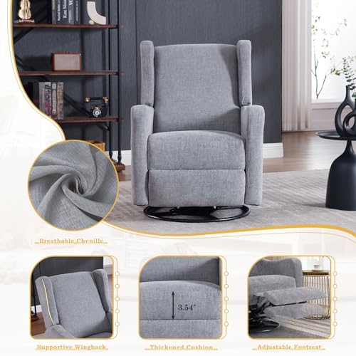 Swivel Rocking Recliner Chair J629