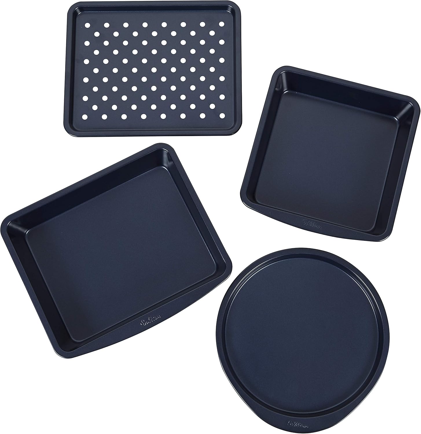 Navy Blue Non-Stick 4-Piece Toaster Oven Baking Set R31749