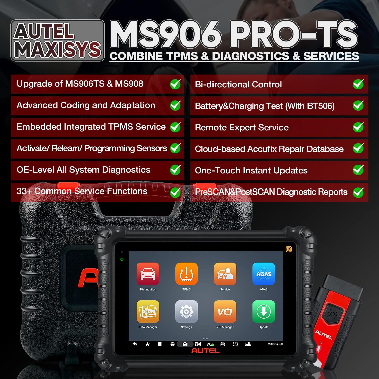OE All Systems Diagnostics Scanner Tool E9708