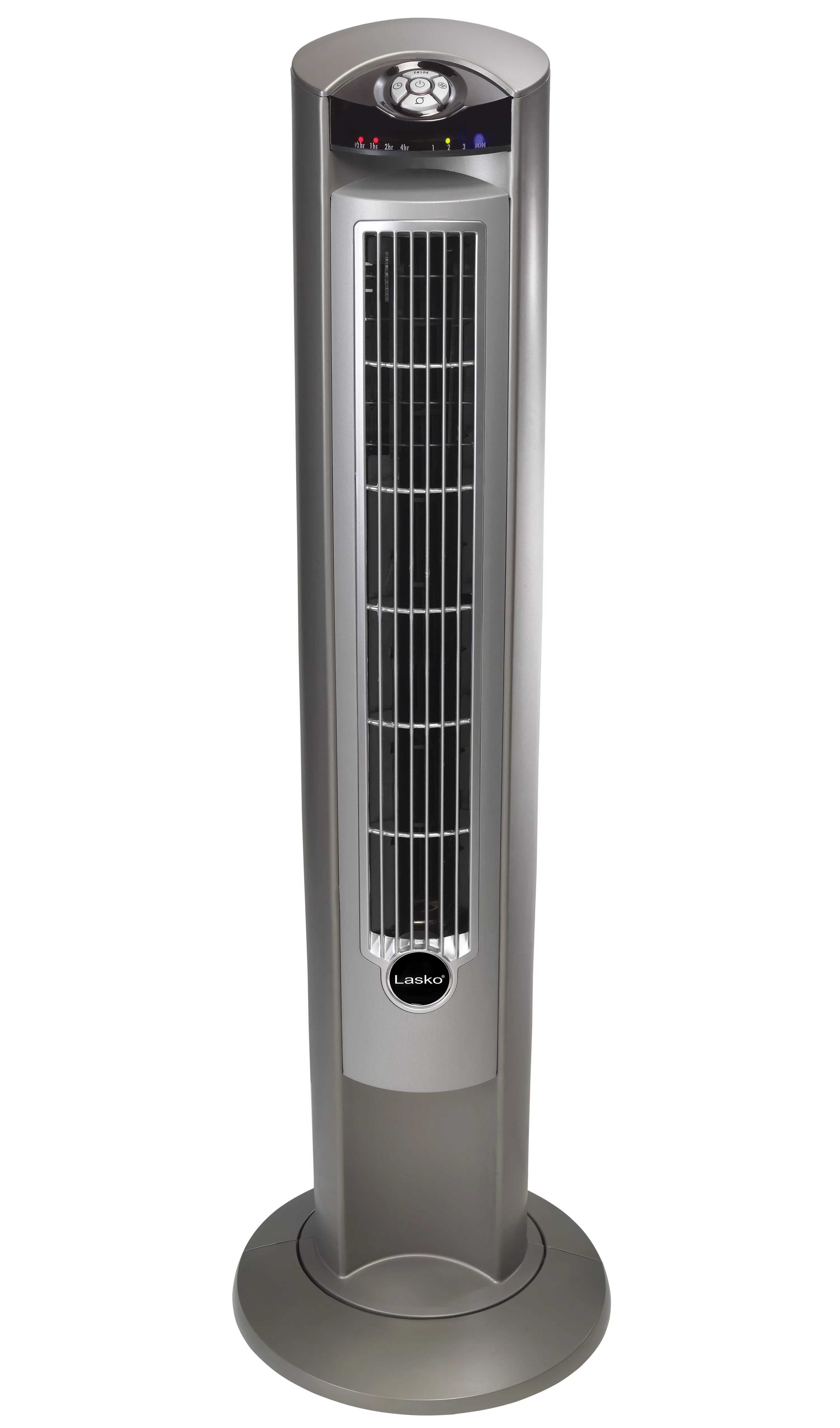 42 Wind Curve Tower Fan with Ionizer, Timer and Remote, Gray B341