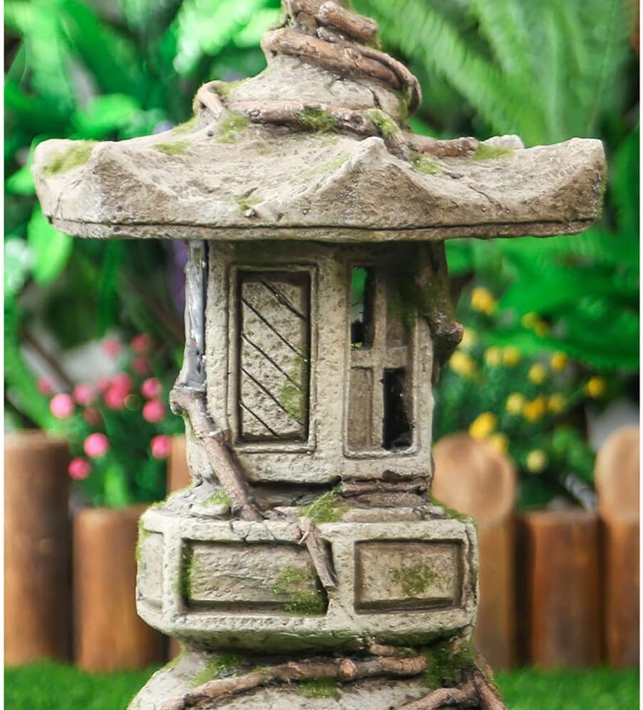 Japanese Pagoda Solar Ornament X6499