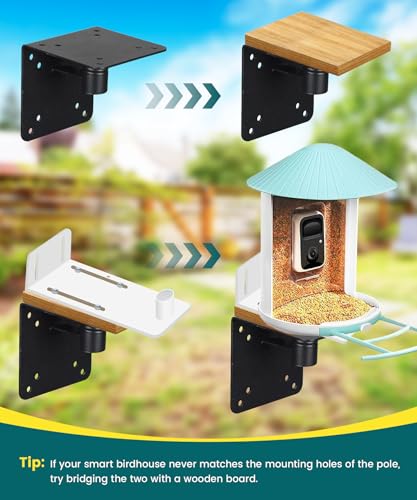 103 inch Heavy Duty Bird Feeder Pole with 5 Prongs Base F816