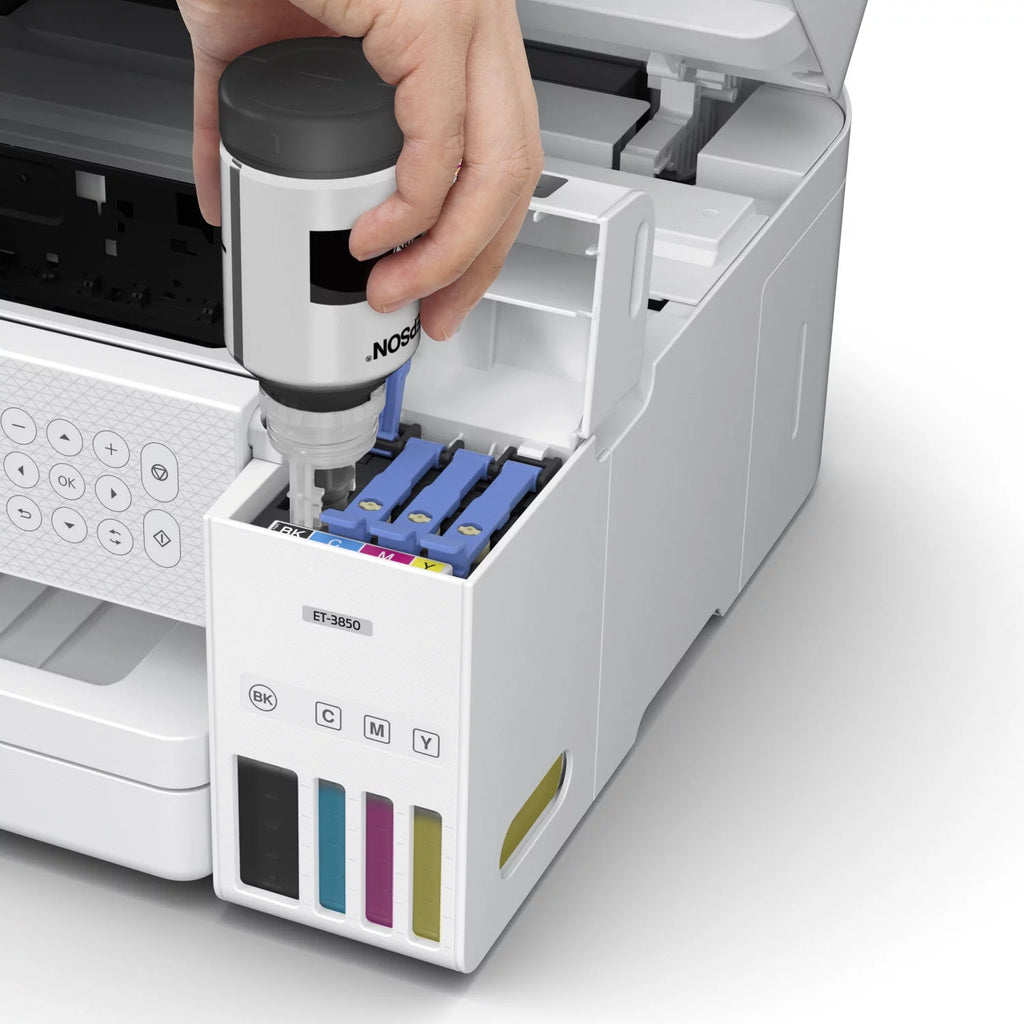 White All-in-One Inkjet Printer with Scanner, Copier J96042