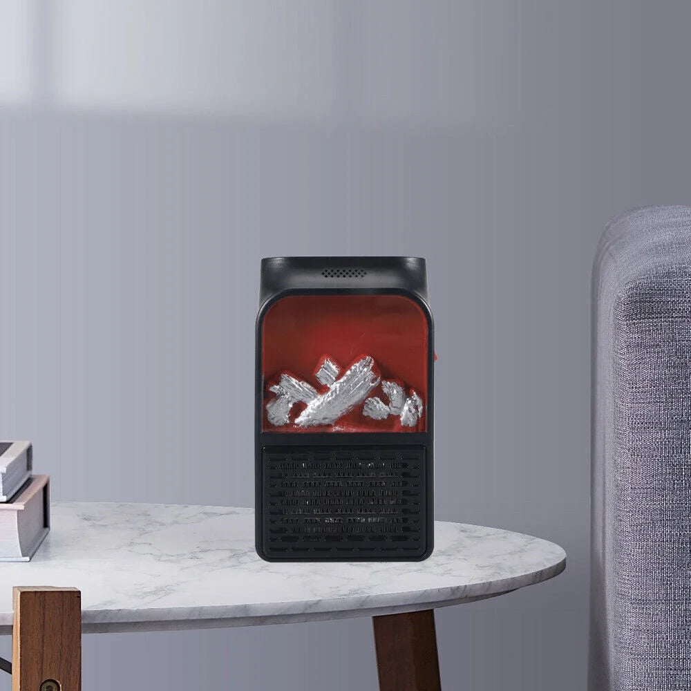Compact Plug-in Wall Outlet Heater with Timer and Remote Control I9561