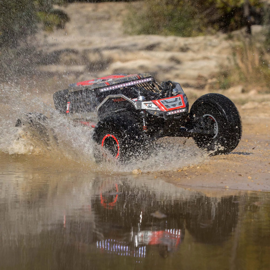 Gray 4 Wheel Drive Brushless Rock Racer RC Truck N963
