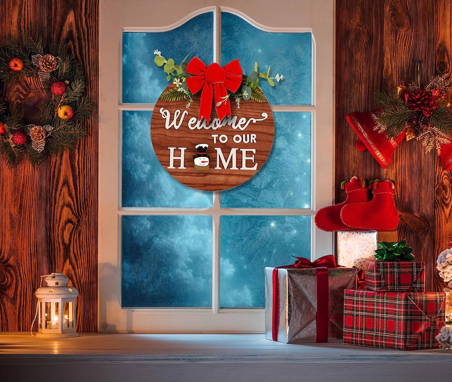 Farmhouse Rustic Wall Hanging Wreath I70125