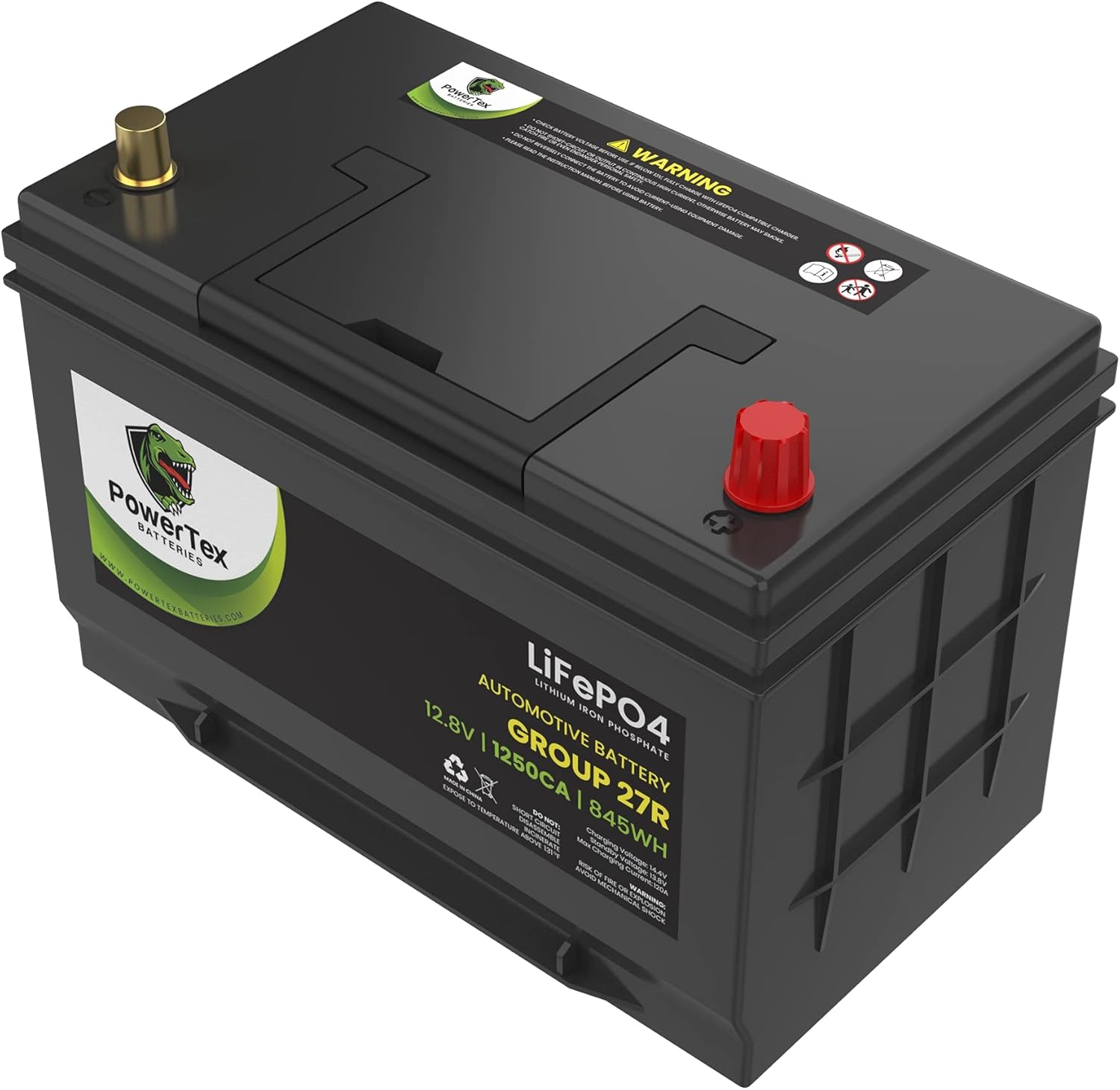 12.8V 1250CA 590CCA 66Ah 845Wh Lithium-Ion Automotive Battery K43809