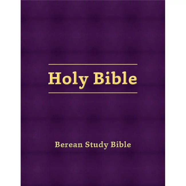 Eggplant Hardcover Bible P1107