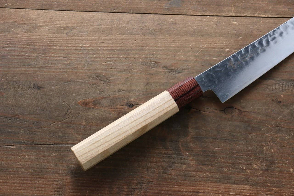 VG10 33 Layer Damascus Sujihiki Japanese Knife 240mm Keyaki Handle Q86419