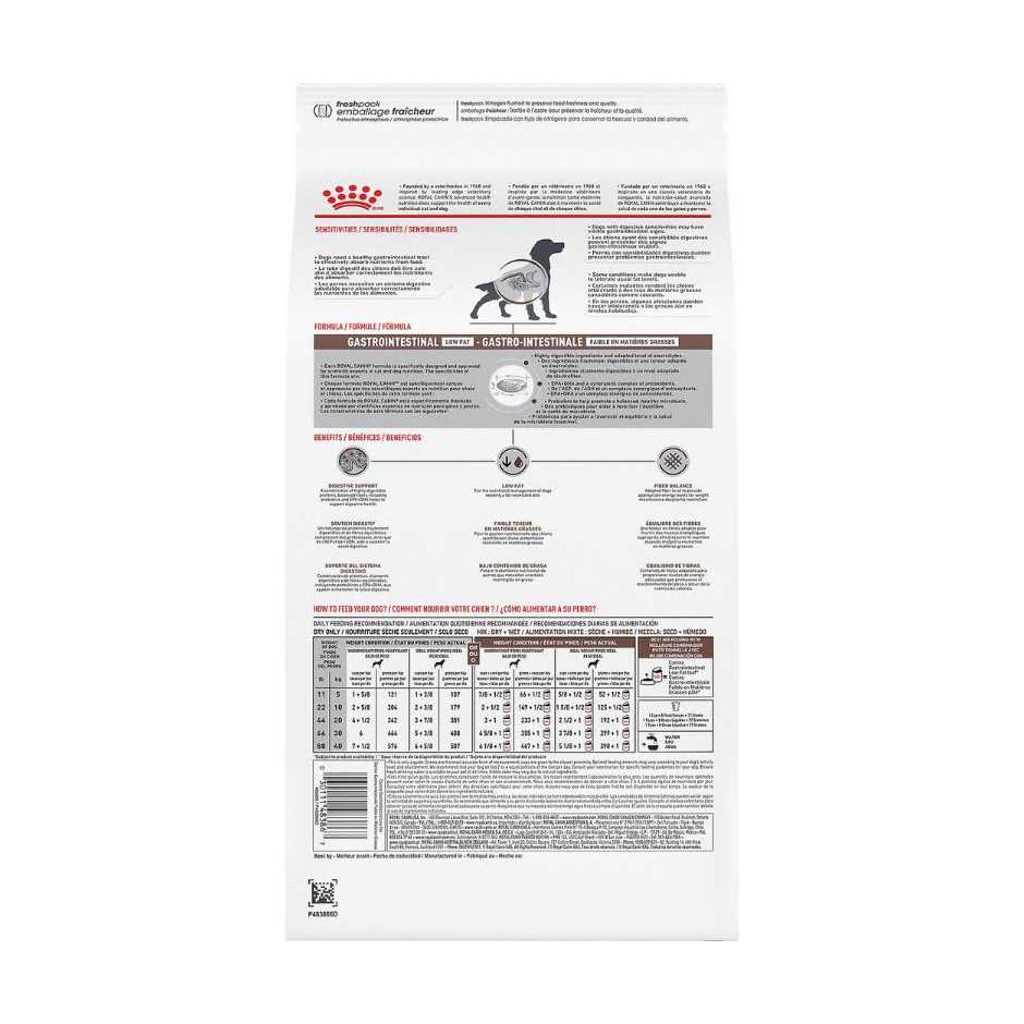 Veterinary Diet Canine Gastrointestinal Low Fat Dry Dog Food S50898