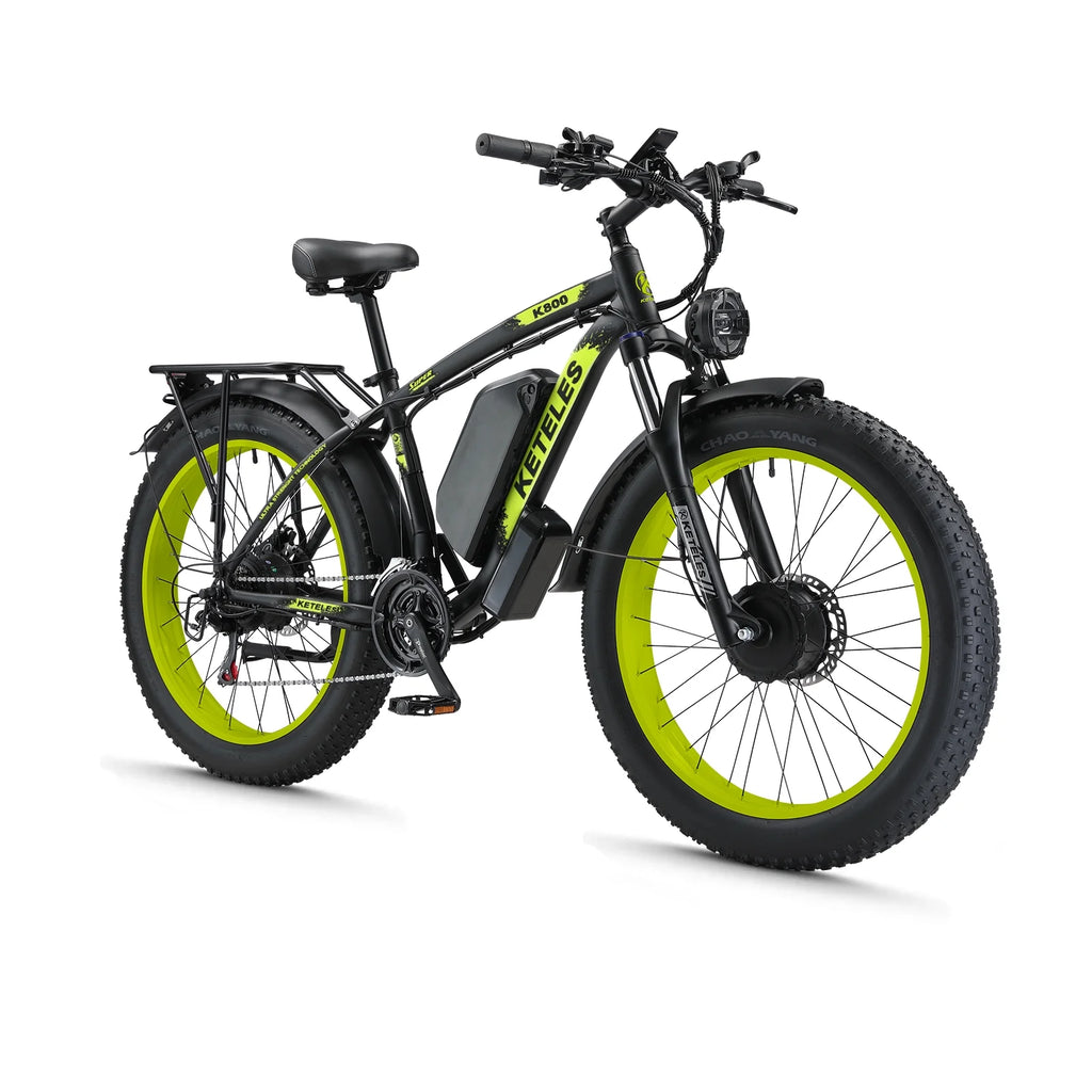 2000W 26" Fat Tire Dual Motor Electric Bike E2006