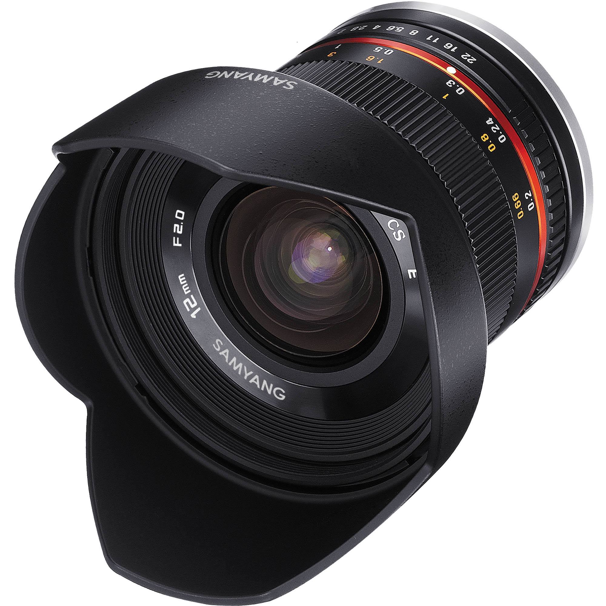 Black Ultra Wide Angle Lens for Micro 4/3 Cameras M836342