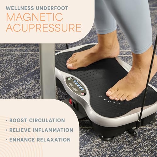 Vibration Plate Exercise Machine with Handlebars R8469