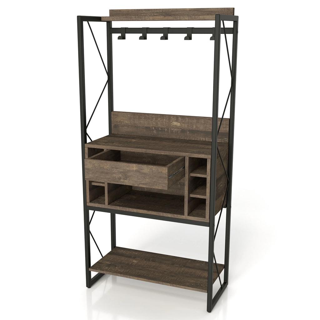 Metal and Wood Baker's Rack Z754846