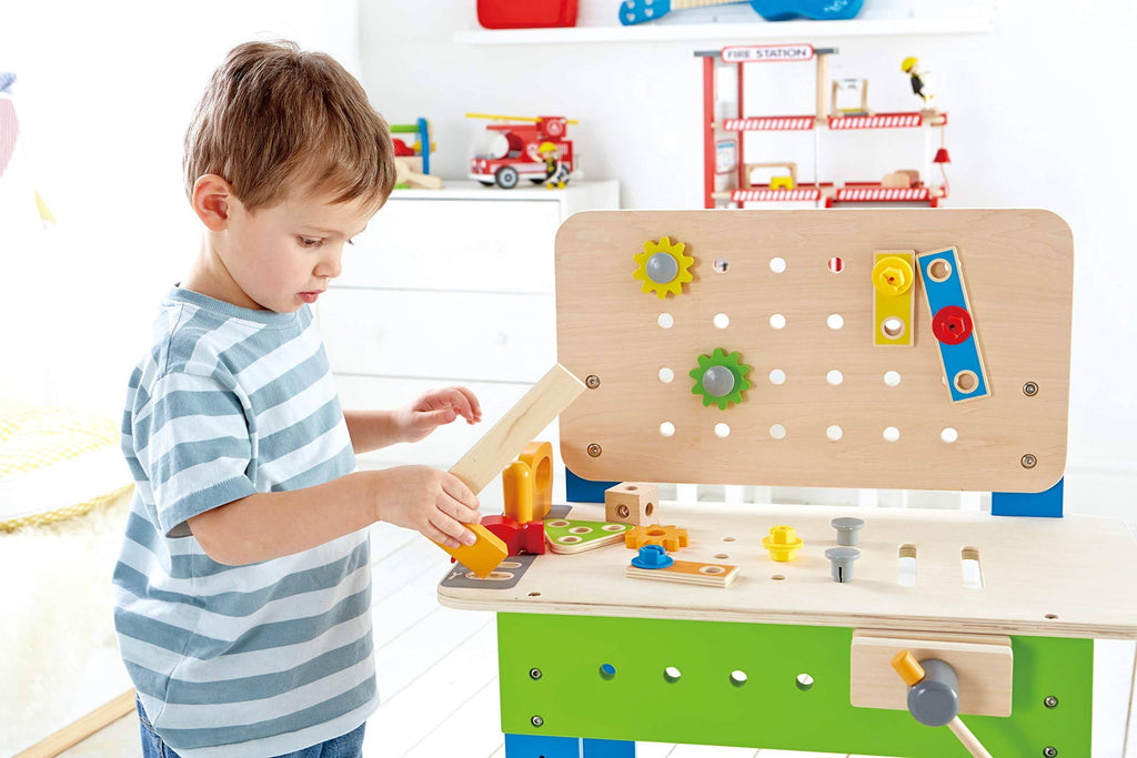 Wooden Toolbench Pretend Builder Set D542