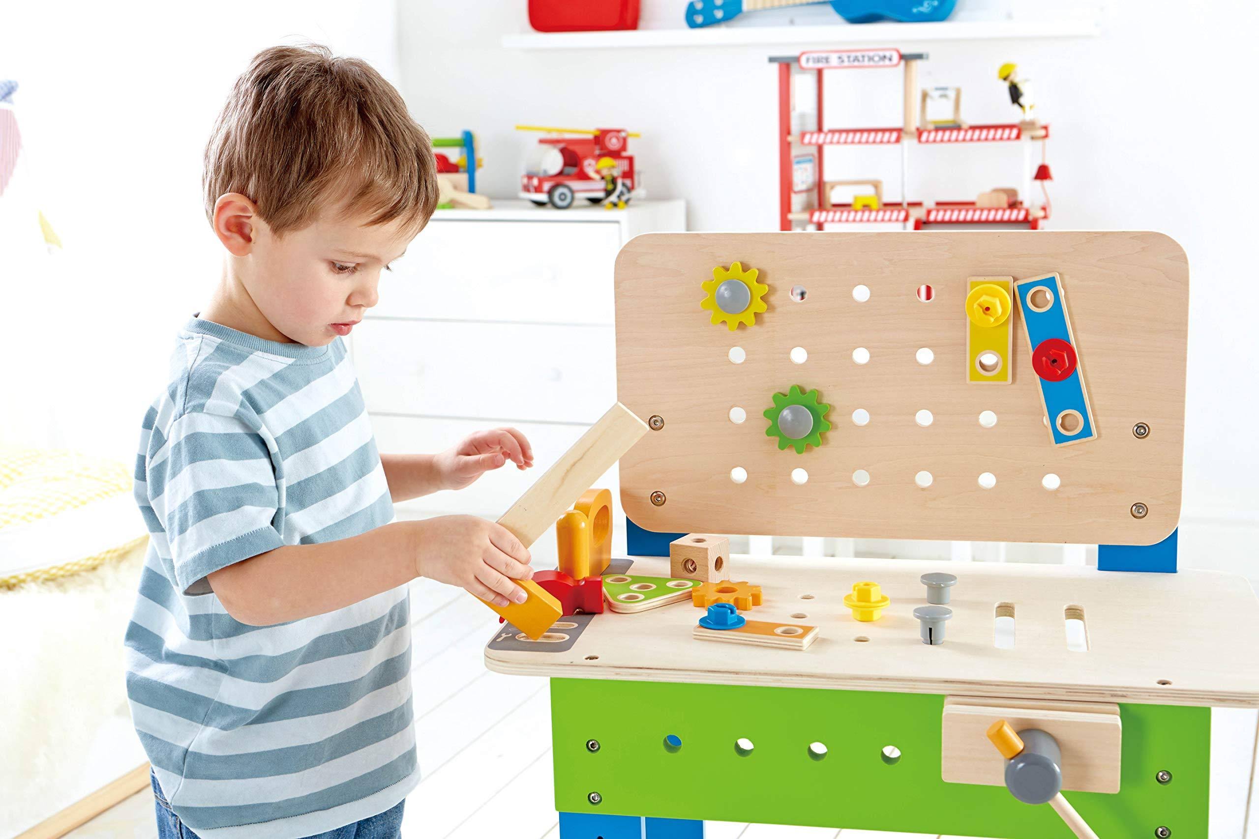 Wooden Toolbench Pretend Builder Set D542