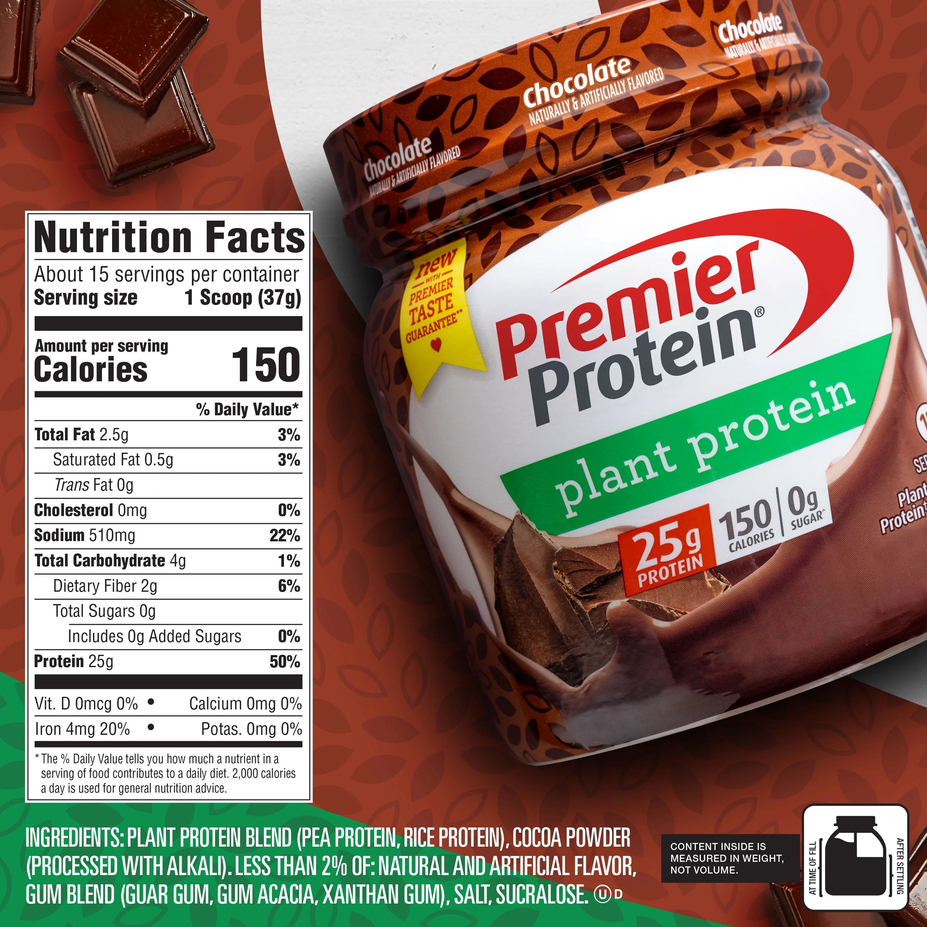 Vanilla Plant Protein Powder, 15 Servings N26535