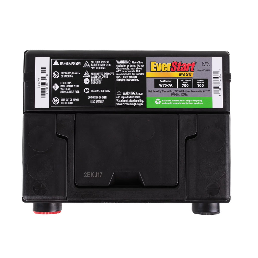 Group Size 75 12 Volts 700 CCA Automotive Battery I558